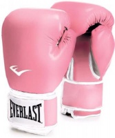 перчатки боксерские тренировочные everlast pu pro style anti-mb 12 унций, розовые