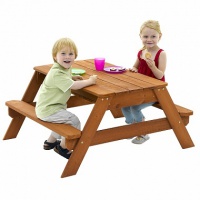 песочница - столик с лавочками веселый дворик №2