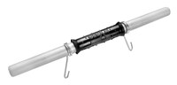 гриф гантельный titan ф30 мм, l-450 мм, с мягкой обрезиненной ручкой, з/п