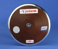 диск универсальный из прочной клееной фанеры 1,75 кг. polanik hpd11-1,75 сертификат iaaf № i-11-0496