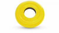 диск обрезиненный d51мм mb barbell mb-pltc51 1,25кг желтый