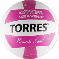 мяч волейбольный torres beach sand pink v30085b