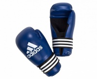 перчатки полуконтакт adidas semi contact gloves синие adibfc01