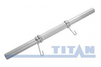 гриф гантельный titan ф30 мм, l-400 мм, ручка мет. з/п