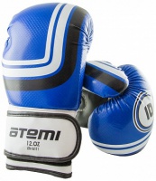 перчатки боксерские atemi ltb-16111, 8 унций s/m, синие