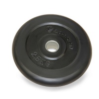 диск обрезиненный larsen nt121 25,6 мм 2,5 кг черный