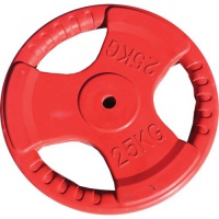 диск обрезиненный zso 3 handle 26 мм 25 кг, цветной