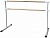 хореографический станок напольный zso двухуровневый, мобильный, берёза, 1,5 м