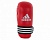 перчатки полуконтакт adidas wako kickboxing semi contact gloves красные adiwakog3