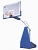 стойка баскетбольная мобильная складная игровая, вынос 2,25 м м172 с противовесами